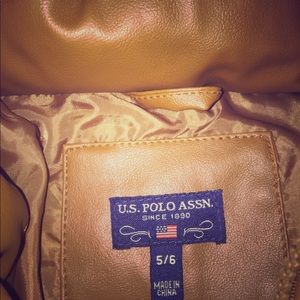 Ralph Lauren Polo brown bomber jacket